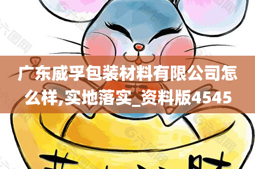 广东威孚包装材料有限公司怎么样,实地落实_资料版4545