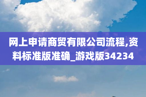 网上申请商贸有限公司流程,资料标准版准确_游戏版34234