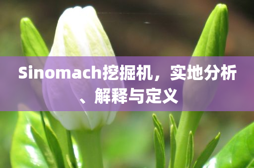 Sinomach挖掘机，实地分析、解释与定义