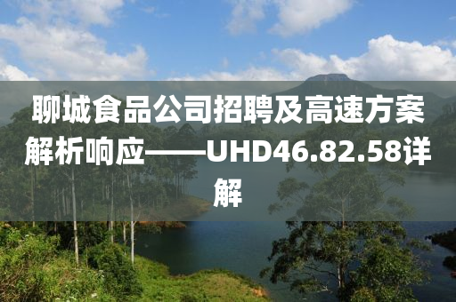 聊城食品公司招聘及高速方案解析响应——UHD46.82.58详解