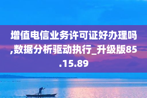 增值电信业务许可证好办理吗,数据分析驱动执行_升级版85.15.89