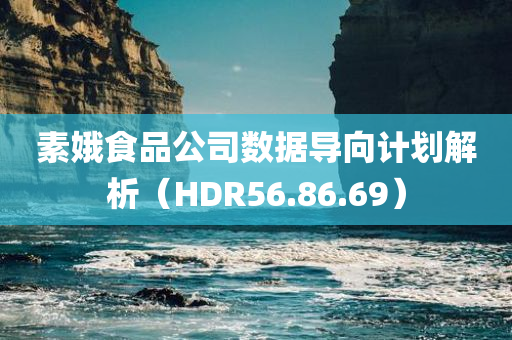 素娥食品公司数据导向计划解析（HDR56.86.69）