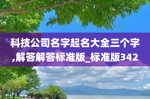 科技公司名字起名大全三个字,解答解答标准版_标准版342