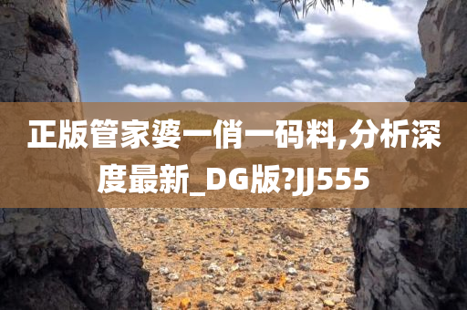 正版管家婆一俏一码料,分析深度最新_DG版?JJ555